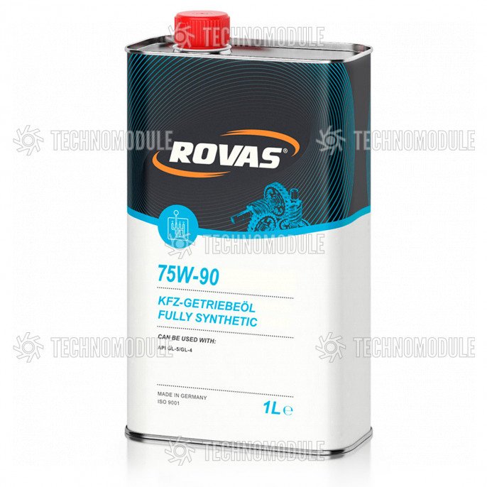 Трансмісійна олива синтетичне Rovas 75W-90 1L - Изображение 2