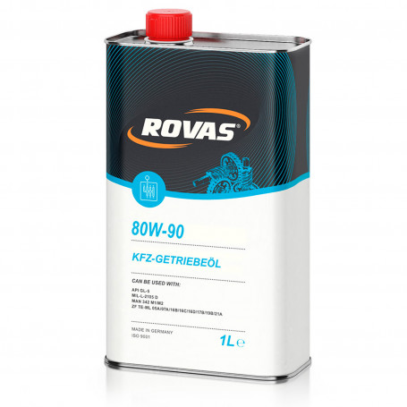 Универсальное трансмиссионное масло Rovas 80W-90 1L
