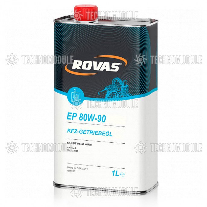 Універсальна трансмісійна олива Rovas EP 80W-90 4L - Изображение 3