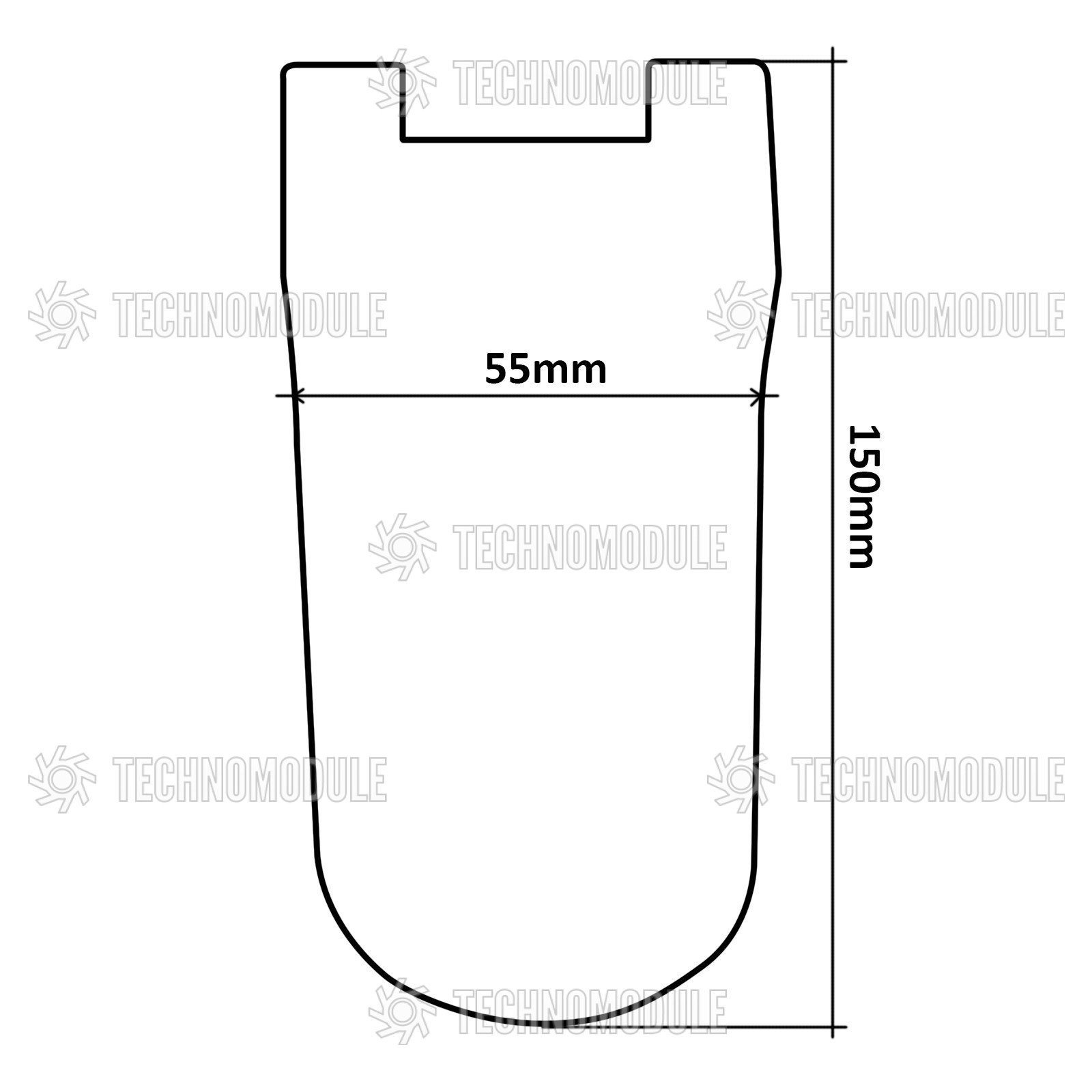 Завеса стекла заднего двери DW 244/404 - Изображение 1