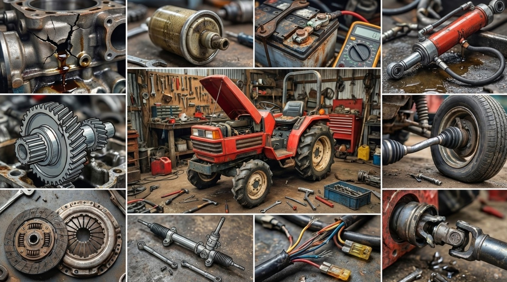 ТОП-10 найпоширеніших поломок мінітракторів в Україні у 2024–2025 роках і як їх уникнути