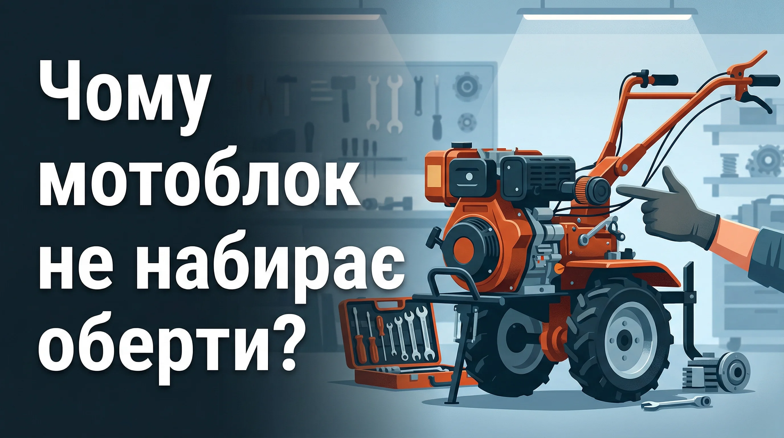 Чому мотоблок не набирає оберти: основні причини втрати потужності та ремонт