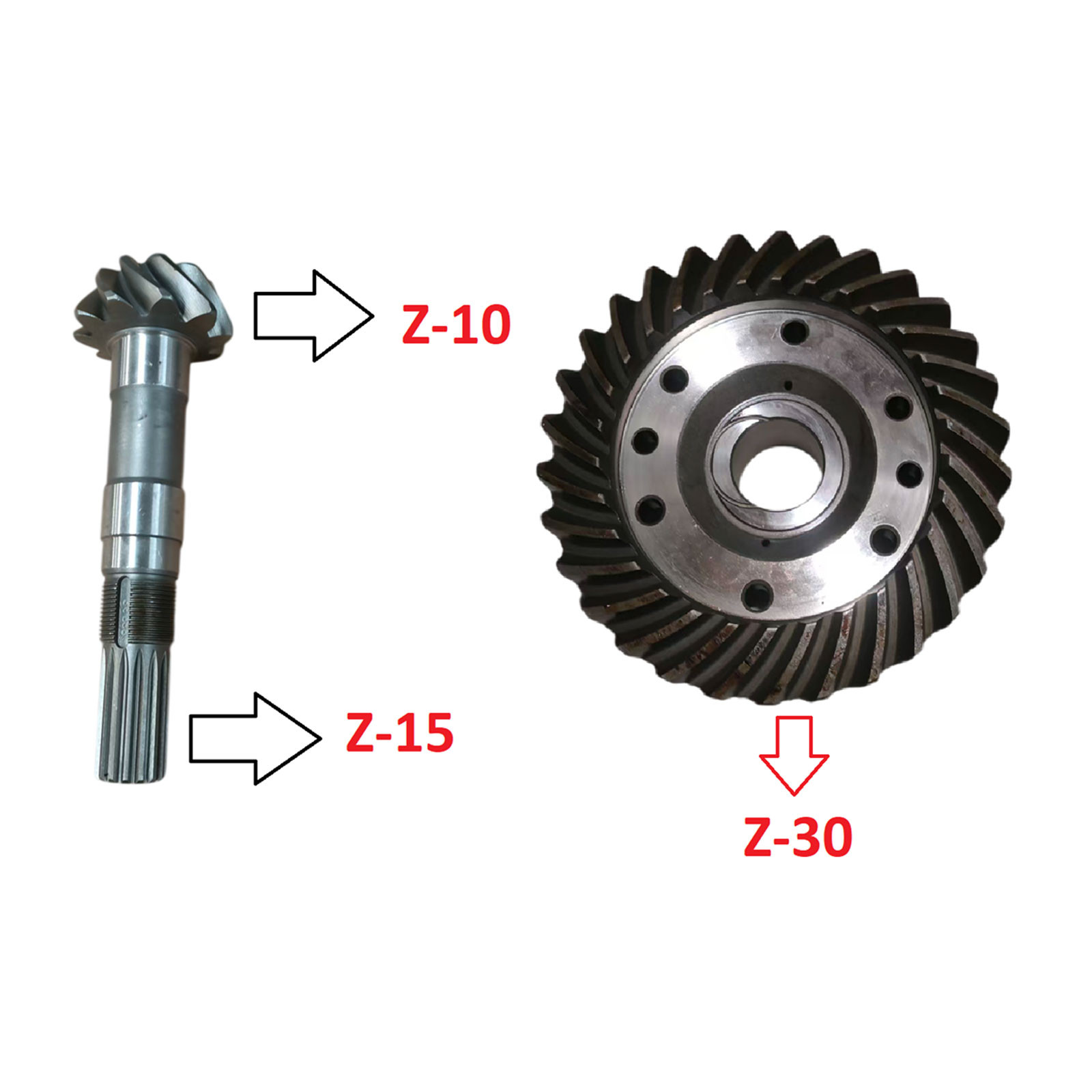 Головна пара переднього мосту Jinma 244 (з 2021 року)