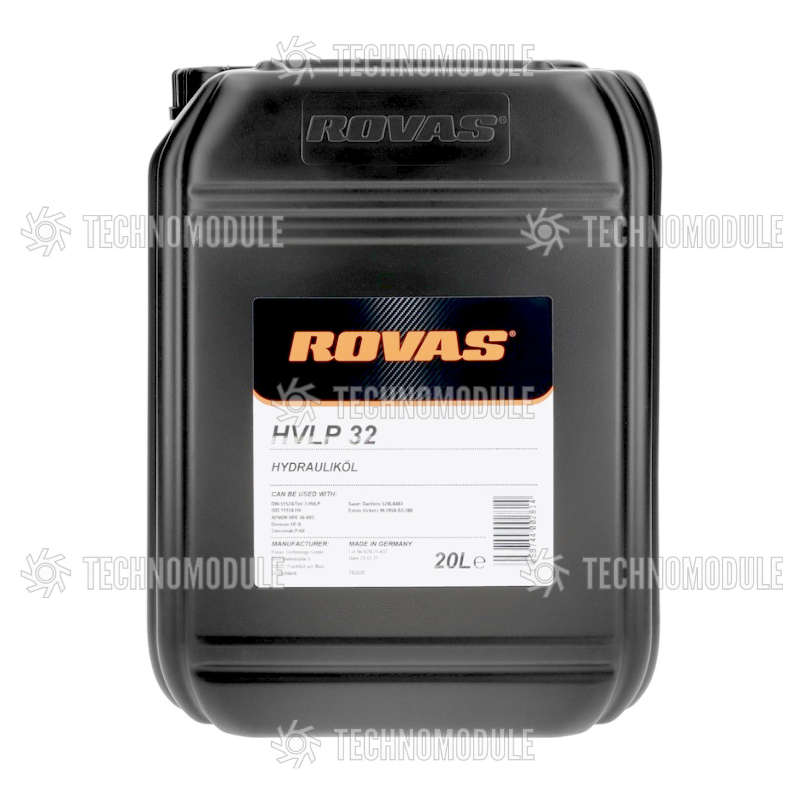 Мінеральна гідравлічна олива Rovas HVLP 32 208L - Зображення 4