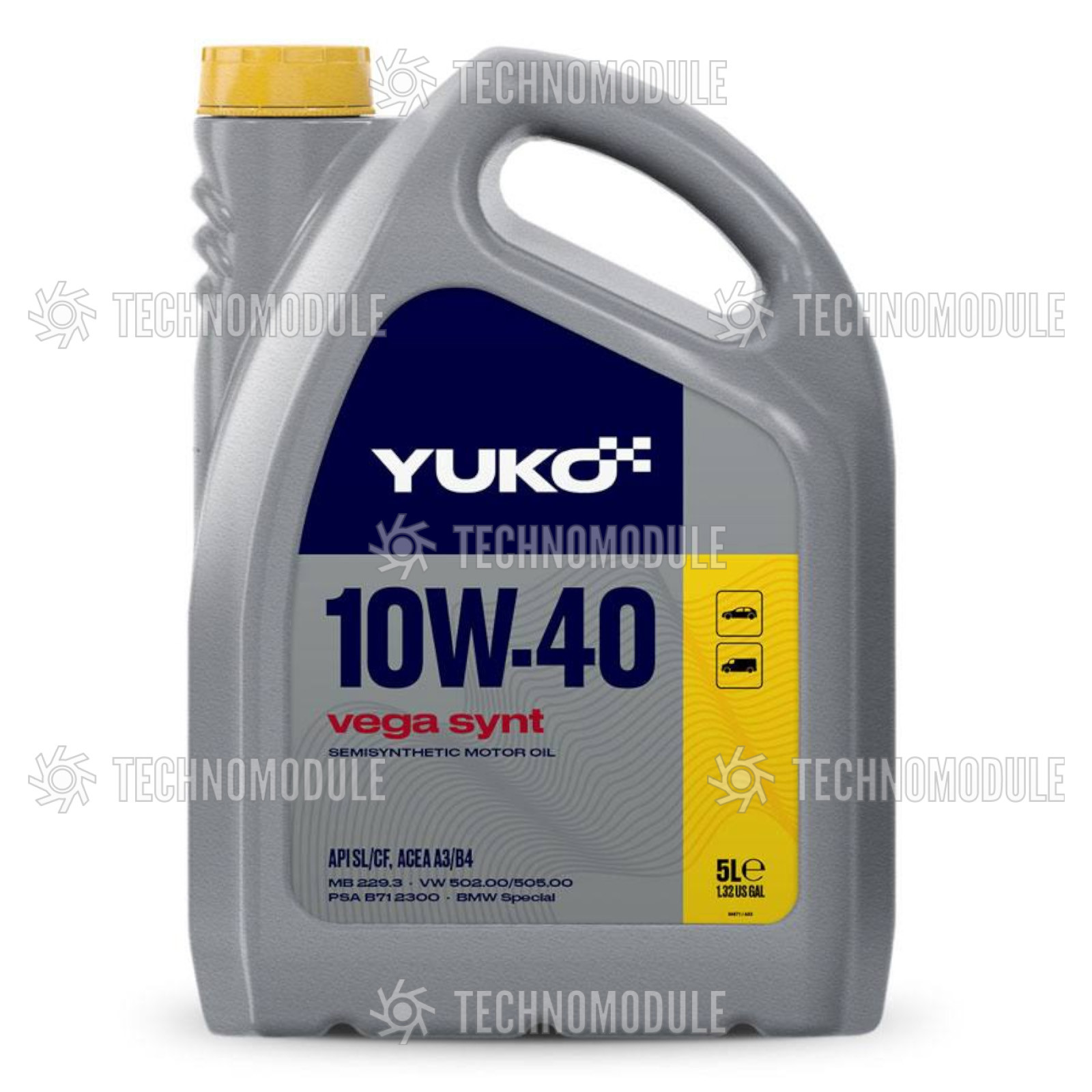 Моторна олива напівсинтетична YUKO Vega Synt 10W-40 5L - Зображення 1
