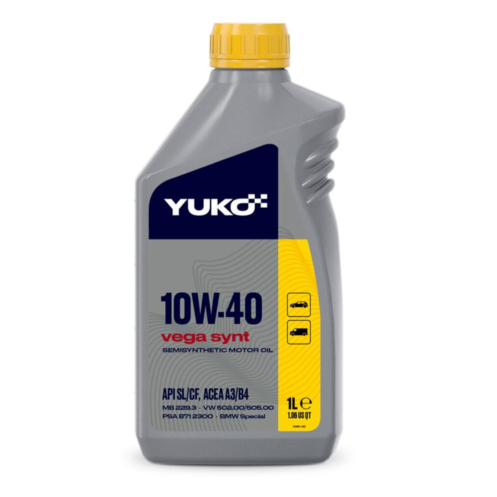 Моторна олива напівсинтетична YUKO Vega Synt 10W-40 1L