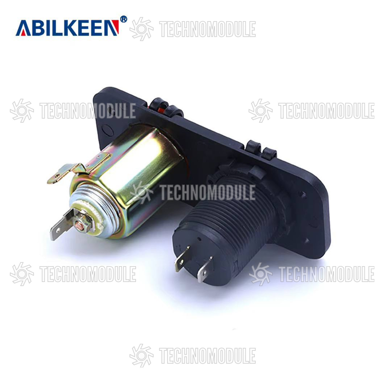 USB зарядний пристрій Twin Charging з прикурювачем ABILKEEN - Зображення 3